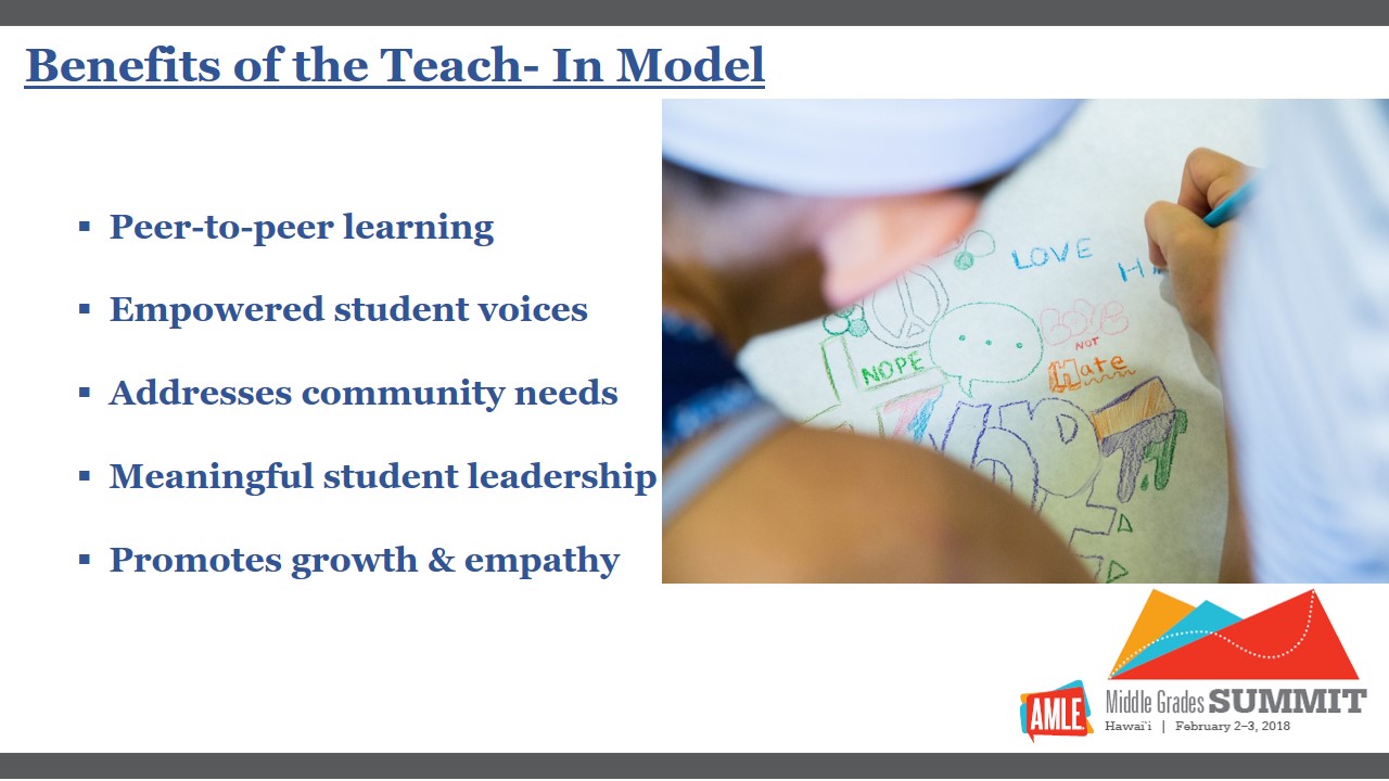 Benefits of the Teach-In Model slide