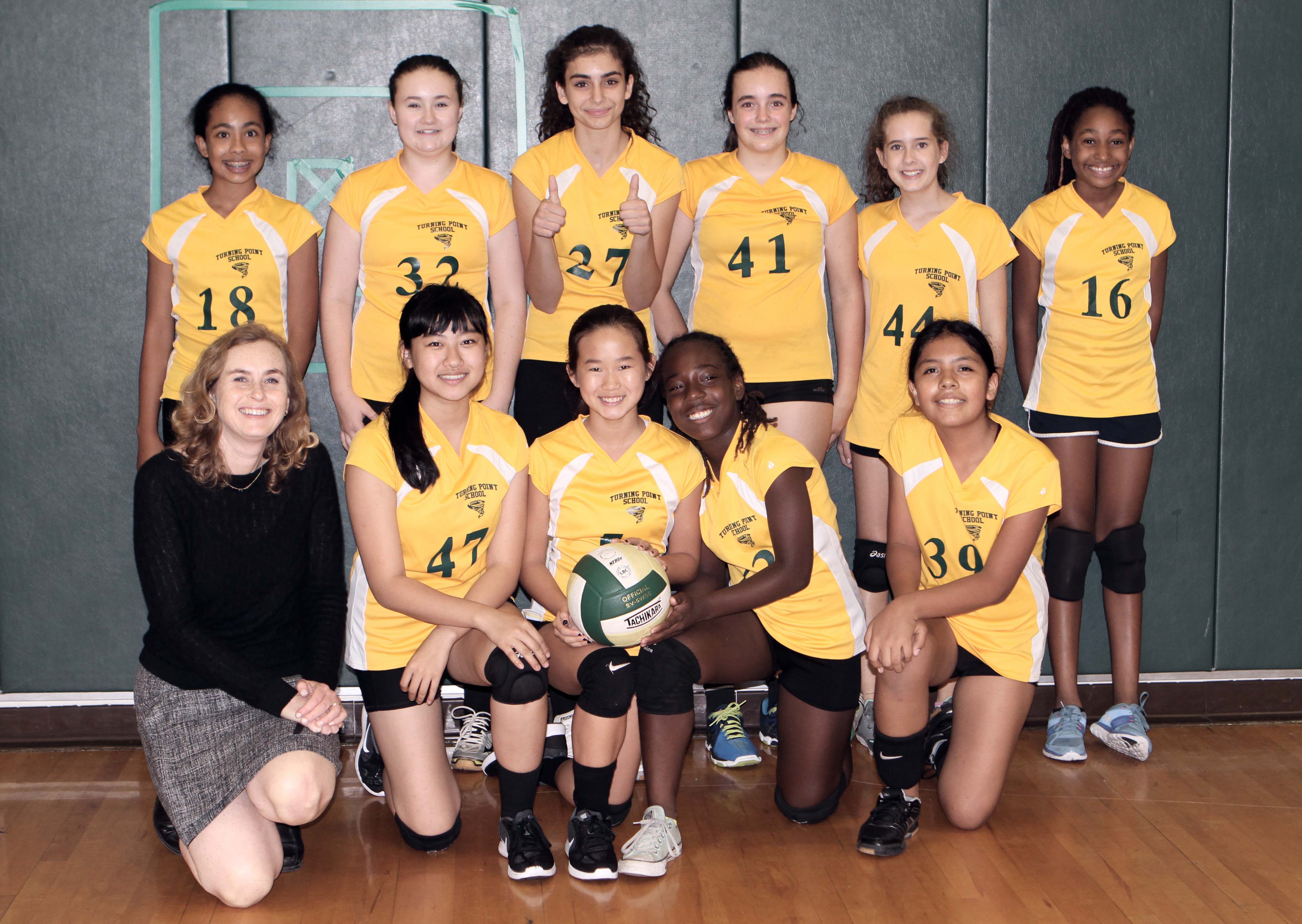 girls volleyball team