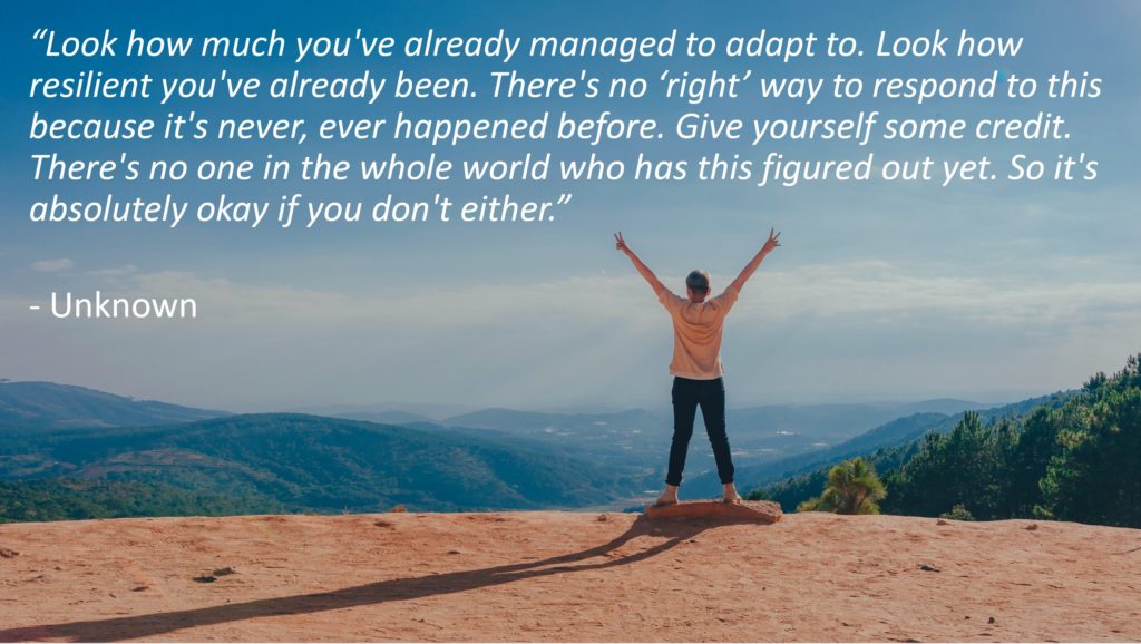 Quote on adapting