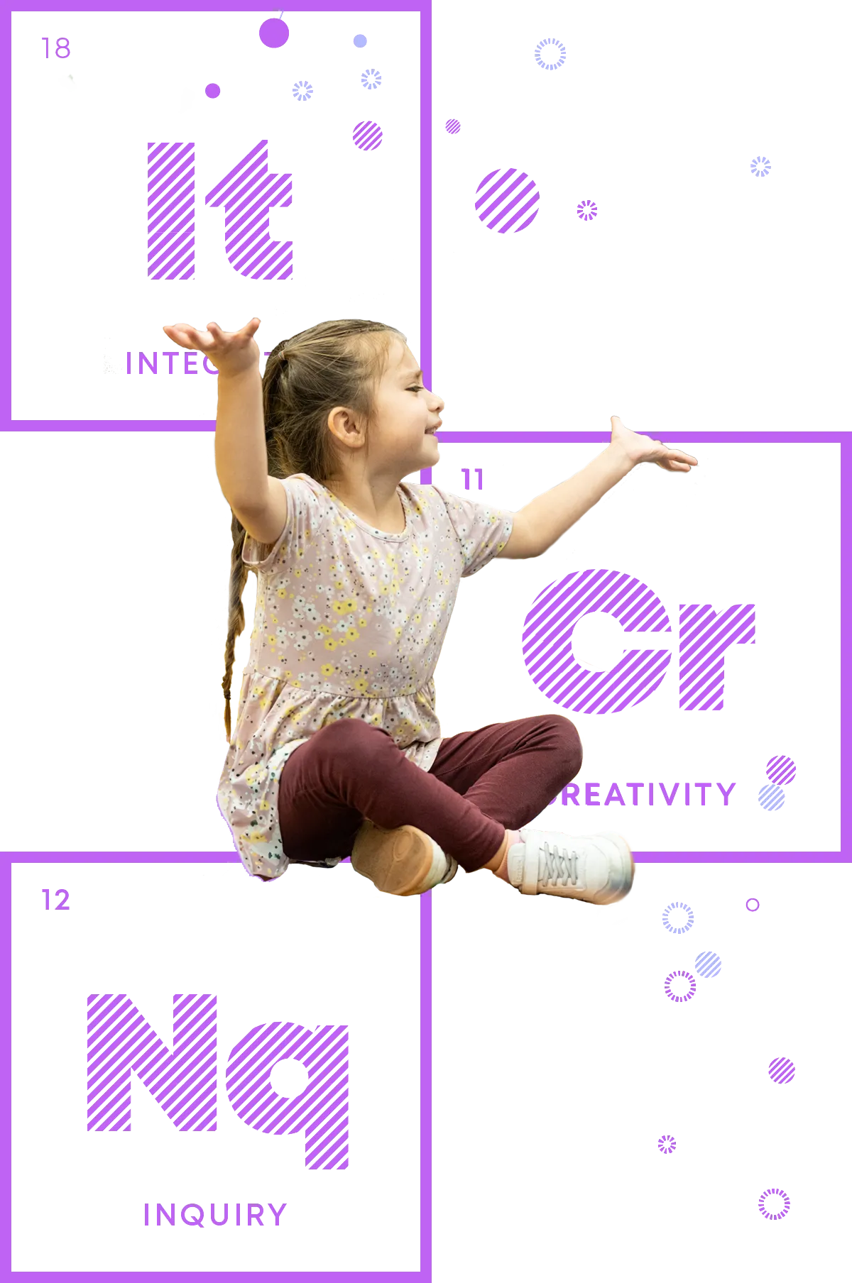 Girl with Integrity, Creativity, and Inquiry